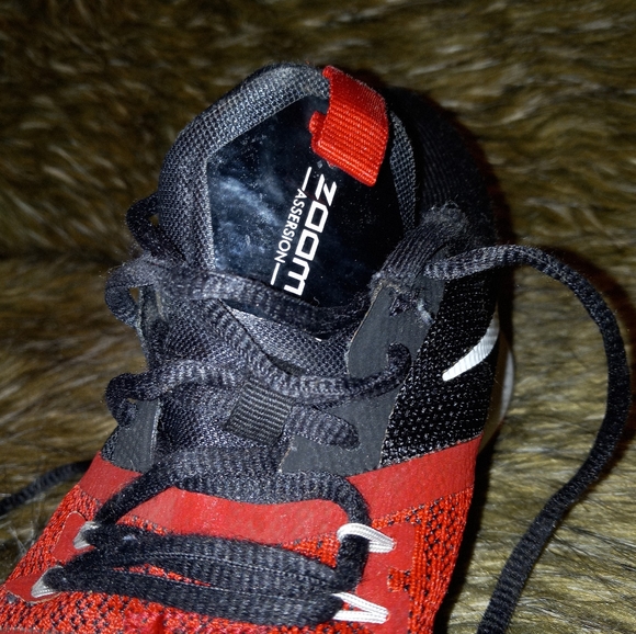 Nike Children's Red and Black Sneakers- 4.5 - Picture 6 of 10